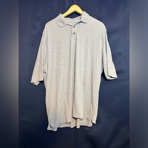 Coolibar Men's Polo Shirt Golf Striped UPF 50+  Performance Grey XXL